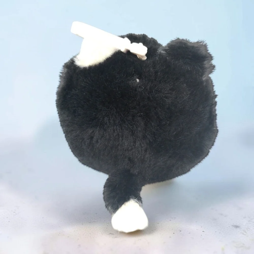 Jay at Play Hangry Petz Bella Black Cat Plush Keychain Bag Clip 4